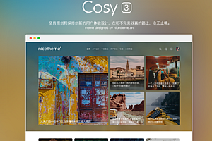 Cosy3.0 可DIY布局实力派wordpress主题