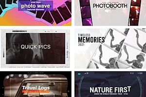 fcpx插件 30组摄影视频博主Vlog推广文字标题排版动画 支持M1