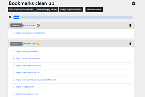 实用浏览器扩展插件—删除重复及不可用书签