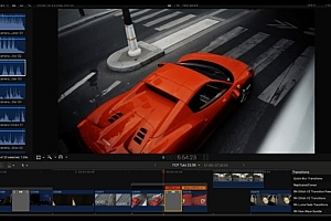 fcpx插件纸张撕裂拼贴效果转场效果