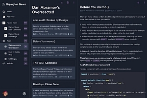 支持 PWA 的自托管 RSS 阅读器