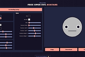 一个免费的 SVG 头像生成器