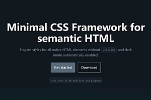Pico.css-HTML的最小CSS框架
