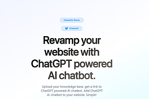 上传文档获得添加到网站的AI 聊天机器人