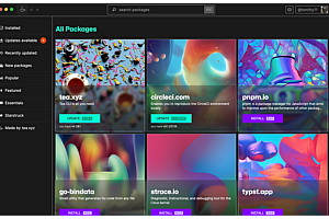 适合MAC的可视化包管理器,可让您快速浏览、安装和更新开源软件