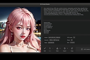 开源Stable Diffusion提示阅读器